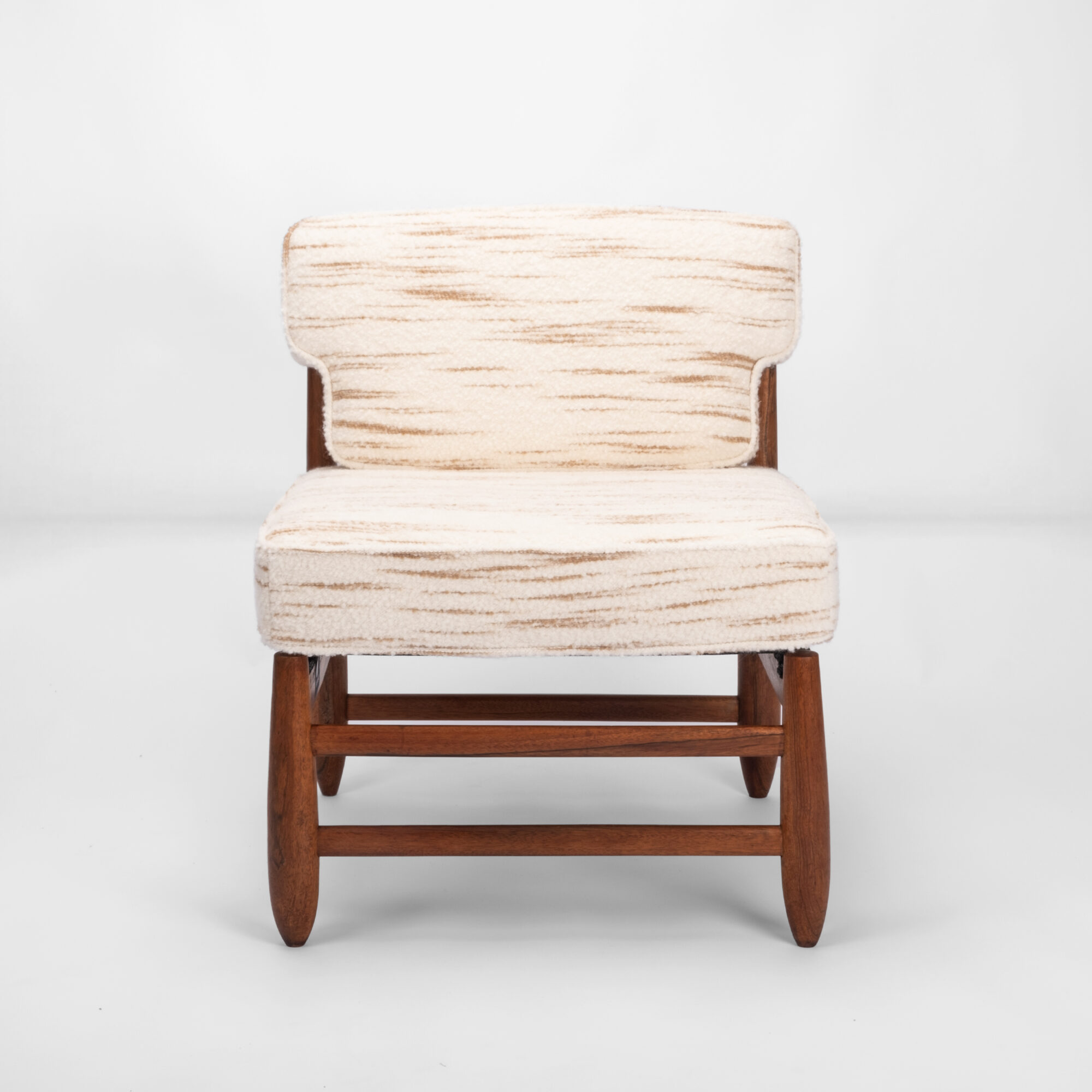 teak armchair misia paris fabric